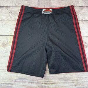 Vintage‎ Adidas Basketball Shorts Black Red Size M